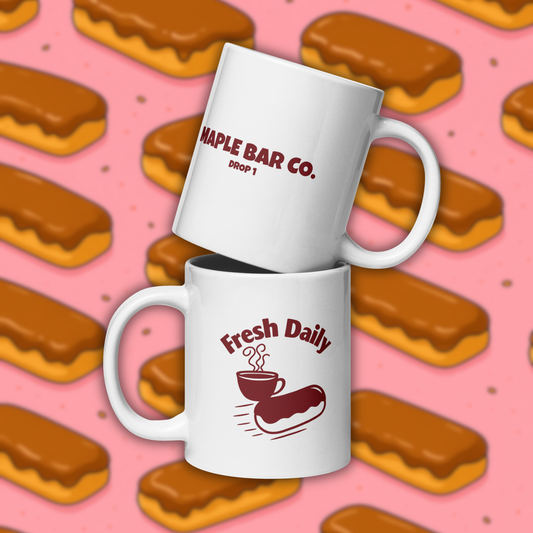 Fresh Daily - White Glossy Mug DROP 1